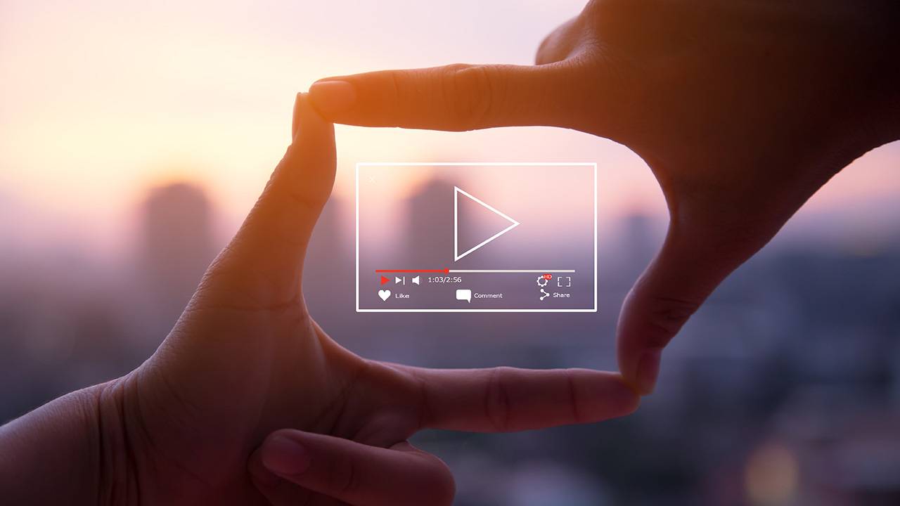 YouTube video player graphic
