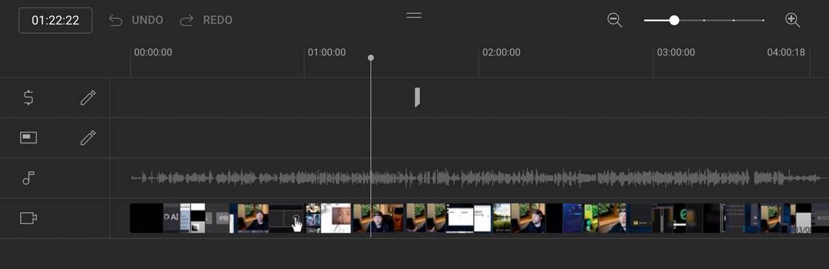 video editing timeline youtube