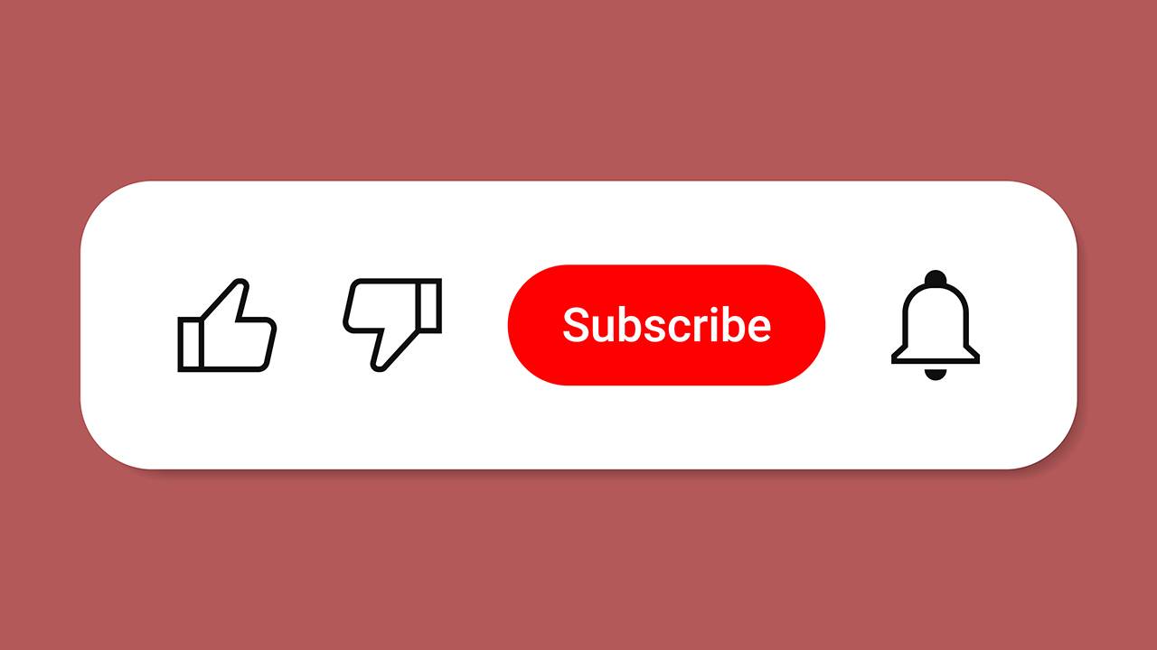 Subscribe button for youtube