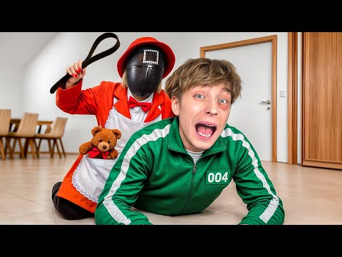 НЯНЯ из ИГРЫ в КАЛЬМАРА Хочет НАС УБИТЬ !