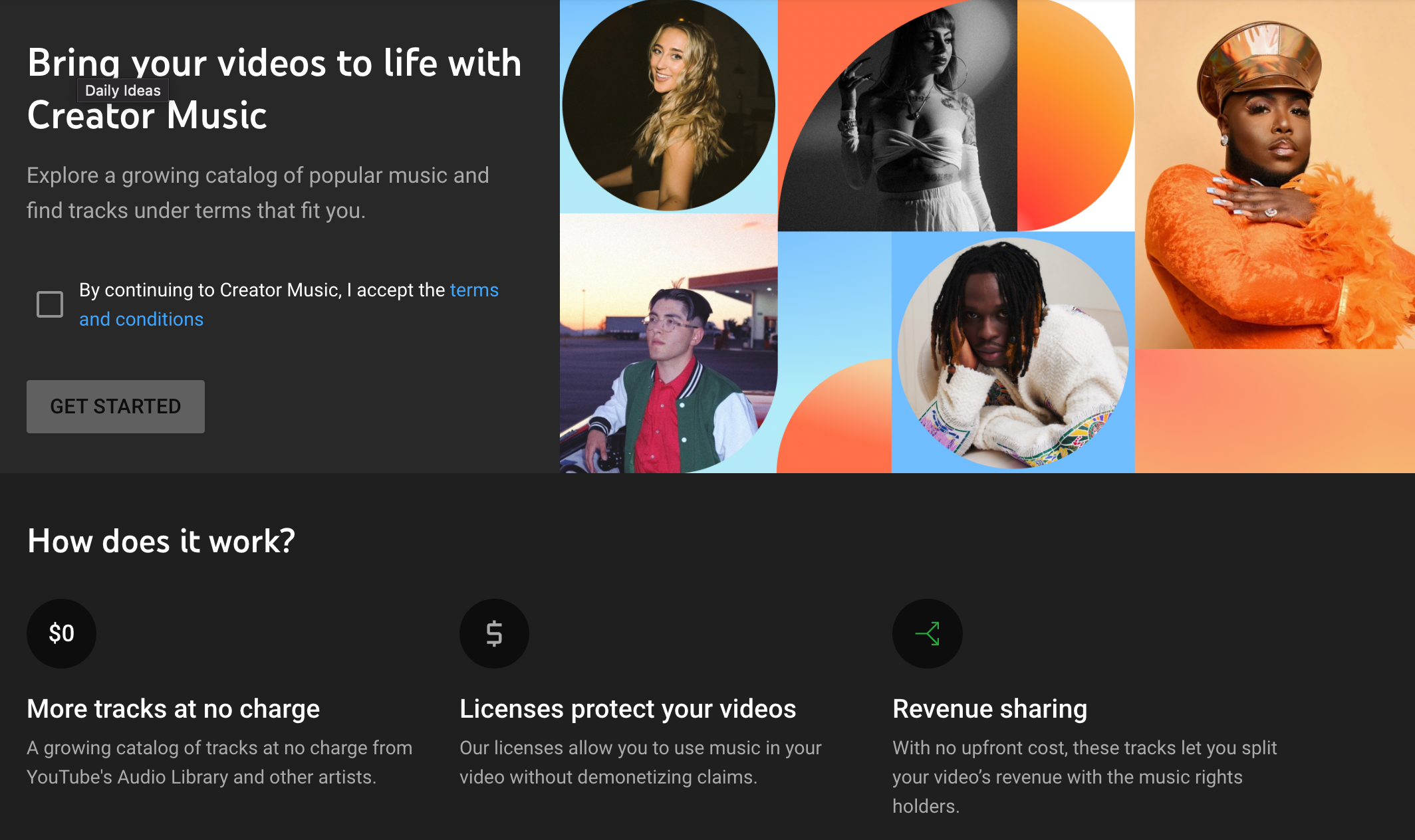 creator music in youtube studio